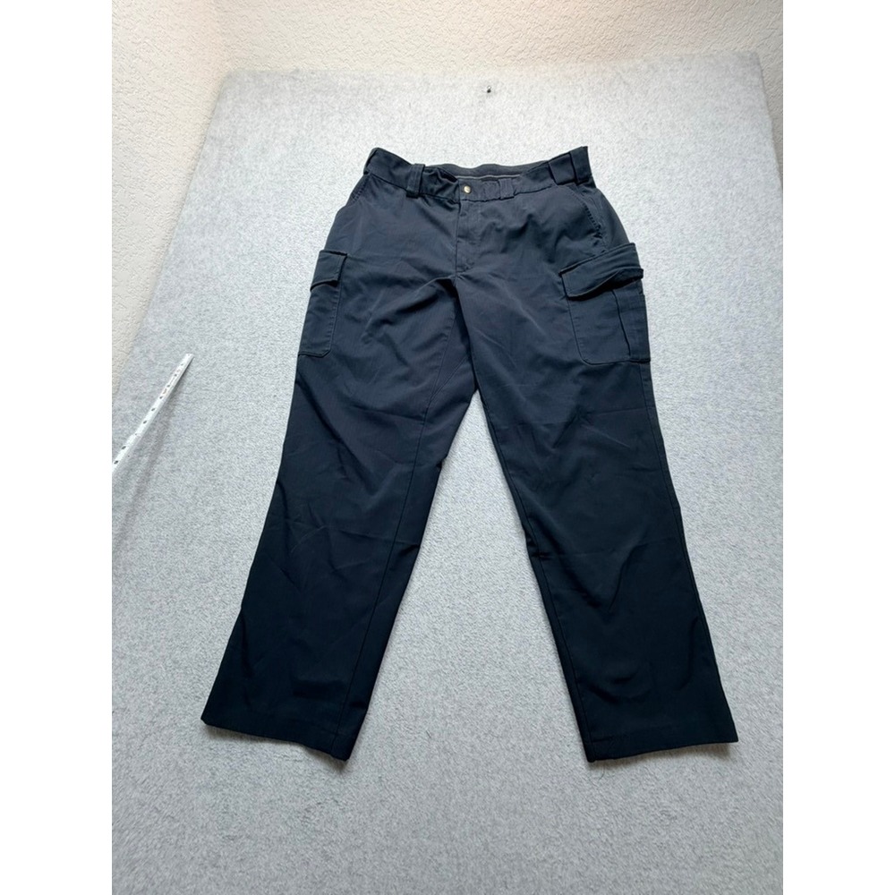 Blauer Tactical Stryke Pants Men 36x30 Black Flex-Tac Ripstop Cargo Pants 74369